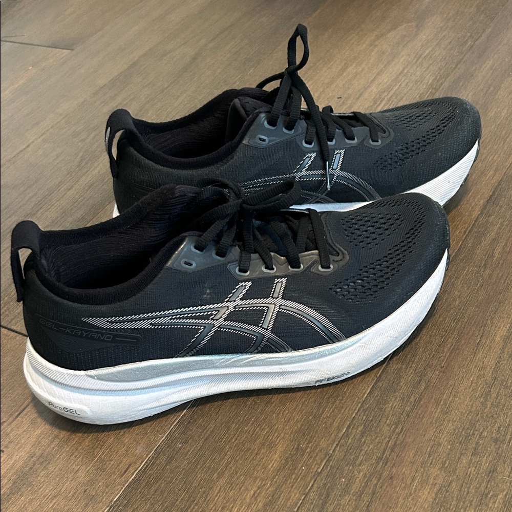 Black and White Athletic Shoes